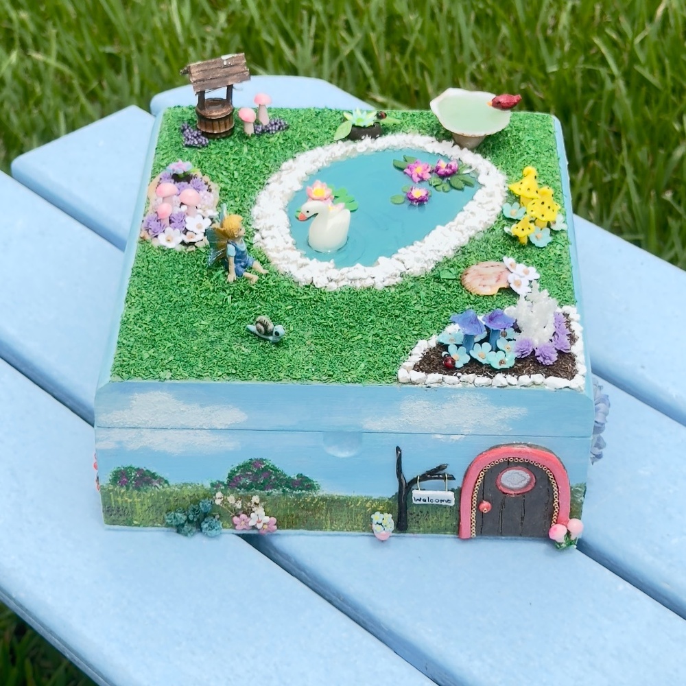 Fairy Garden Jewelry Box